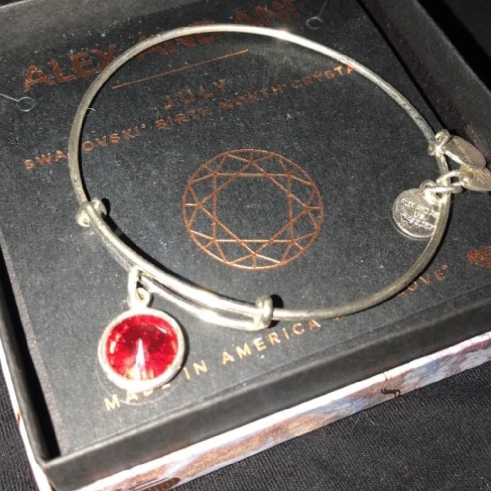 Alex and Ani July birthstone ring and bracelet - Picture 1 of 2